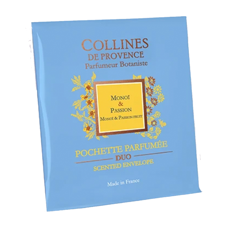 Monoi & Passionfruit Scented Envelope, Front Packet