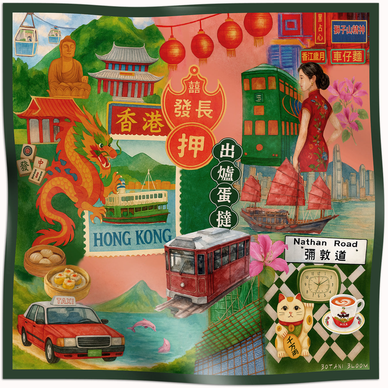 PRE-ORDER Hong Kong Heritage Scarf