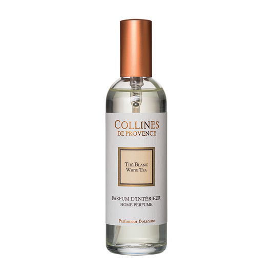 White Tea Room Spray, front bottle