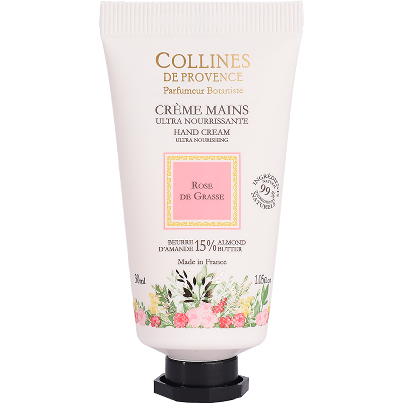 Rose de Grasse Mini Hand Cream, Front pack