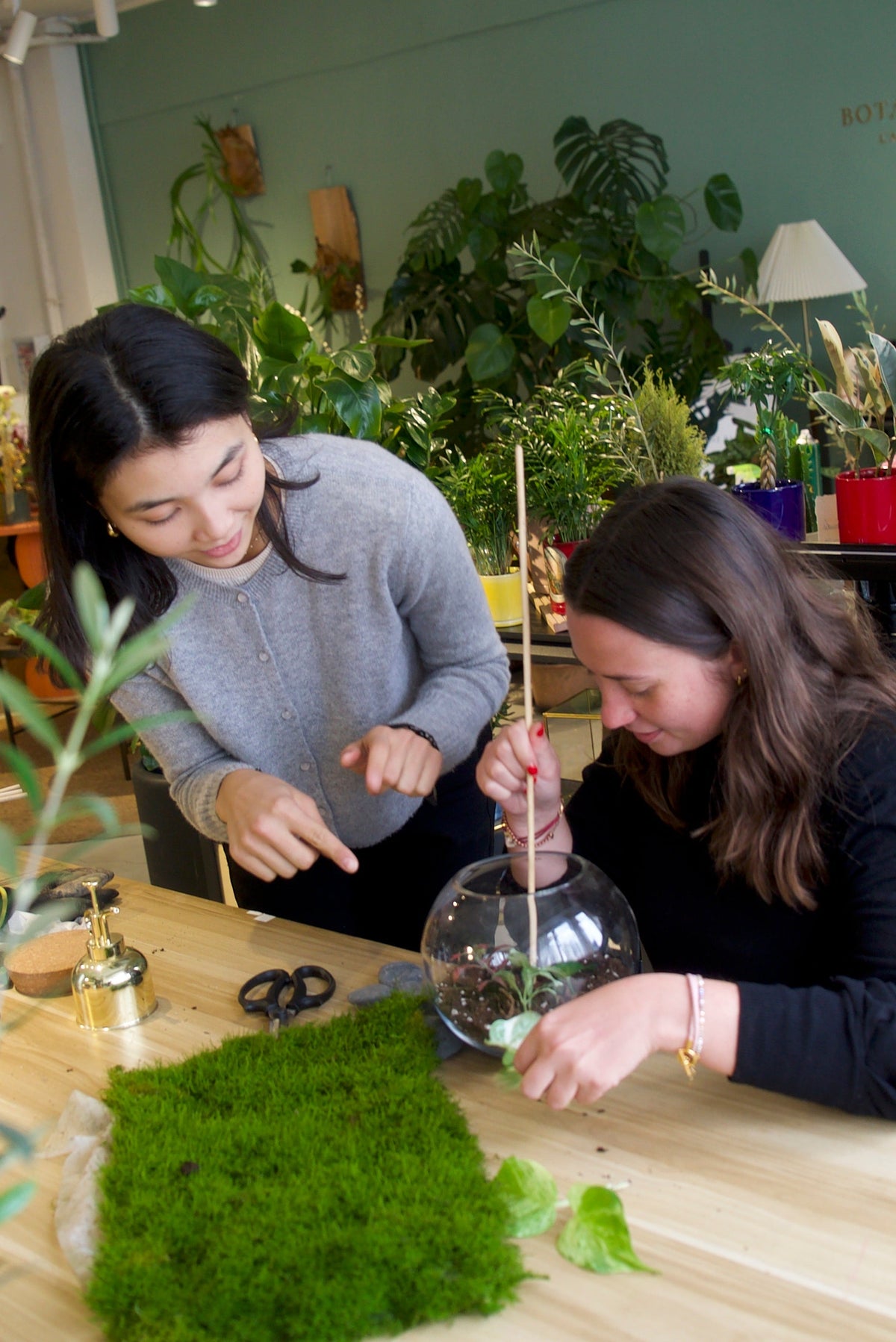 Botani Bloom Workshop vibes building