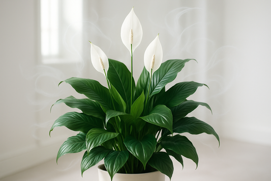 Alain Spathiphyllum: Known for clearing benzene and carbon monoxide, its lush foliage enhances indoor beauty.