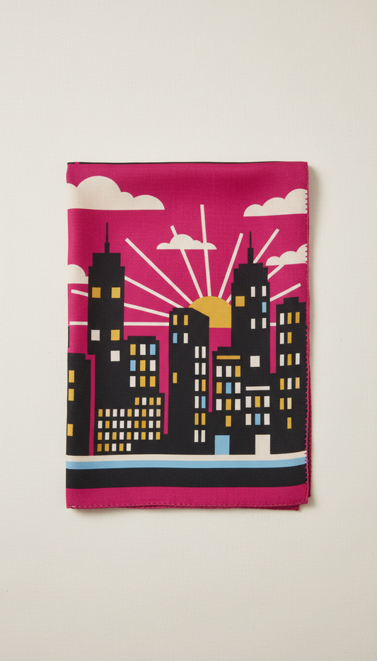 Oversized Wool Street Scarf