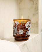 Cotton Breeze Scented Candle, in use
