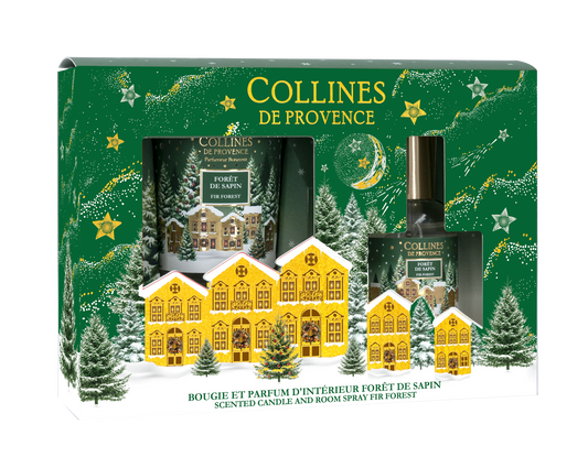 Christmas Gift Set - Spray + Mini Candle