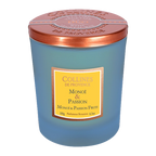 Monoi & Passion fruit Scented Candle, front view, Collines De Provence
