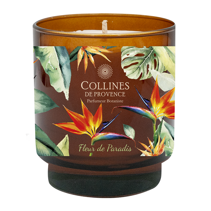 Paradise Flower Scented Candle, front view
