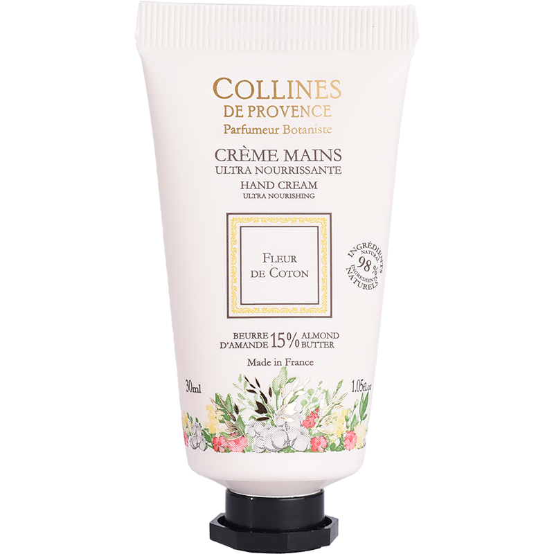 Cotton Flower Mini Hand Cream, front view