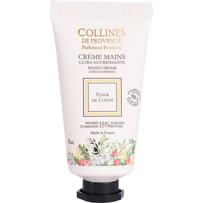 Cotton Flower Mini Hand Cream, front view