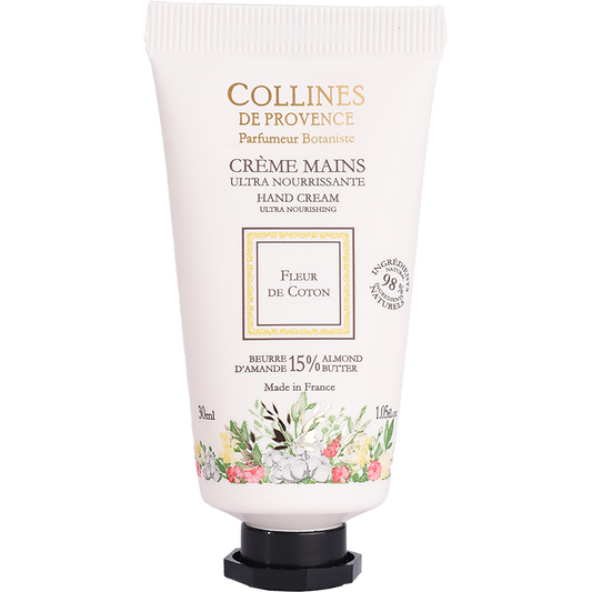 Cotton Flower Mini Hand Cream, front view