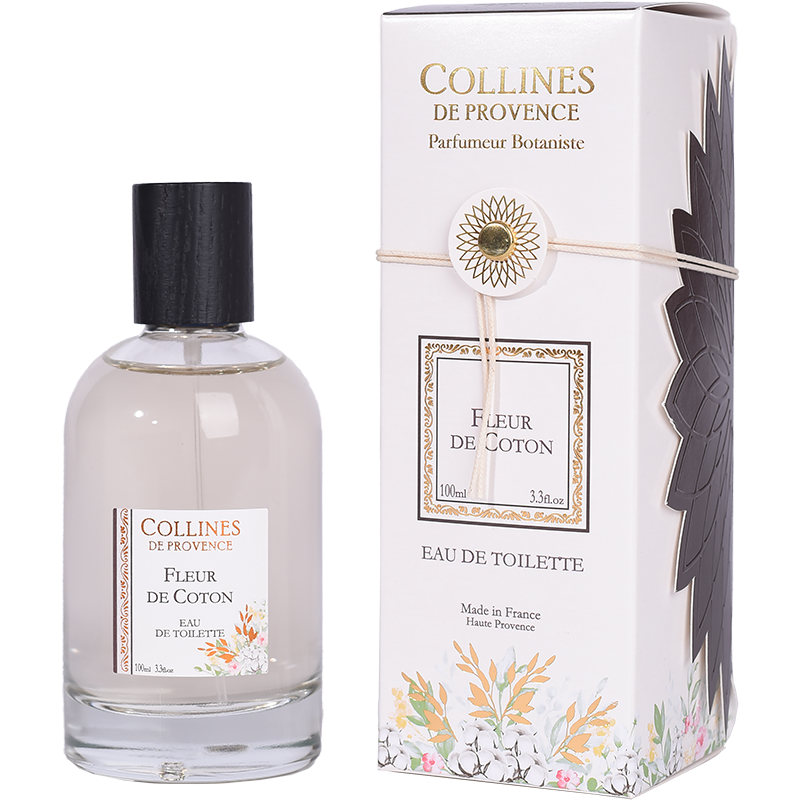 Cotton Flower Perfume, front with box