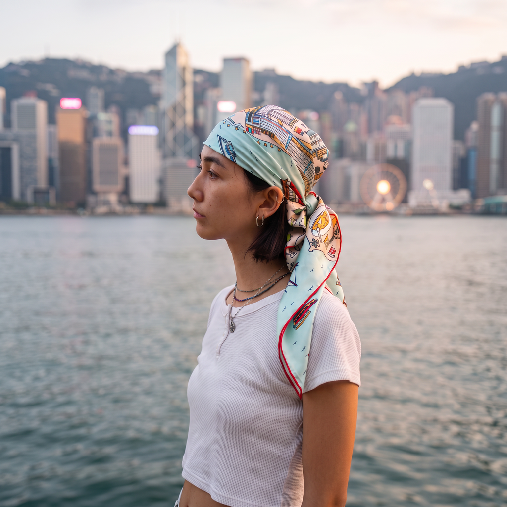 Hong Kong au Quotidien Scarf