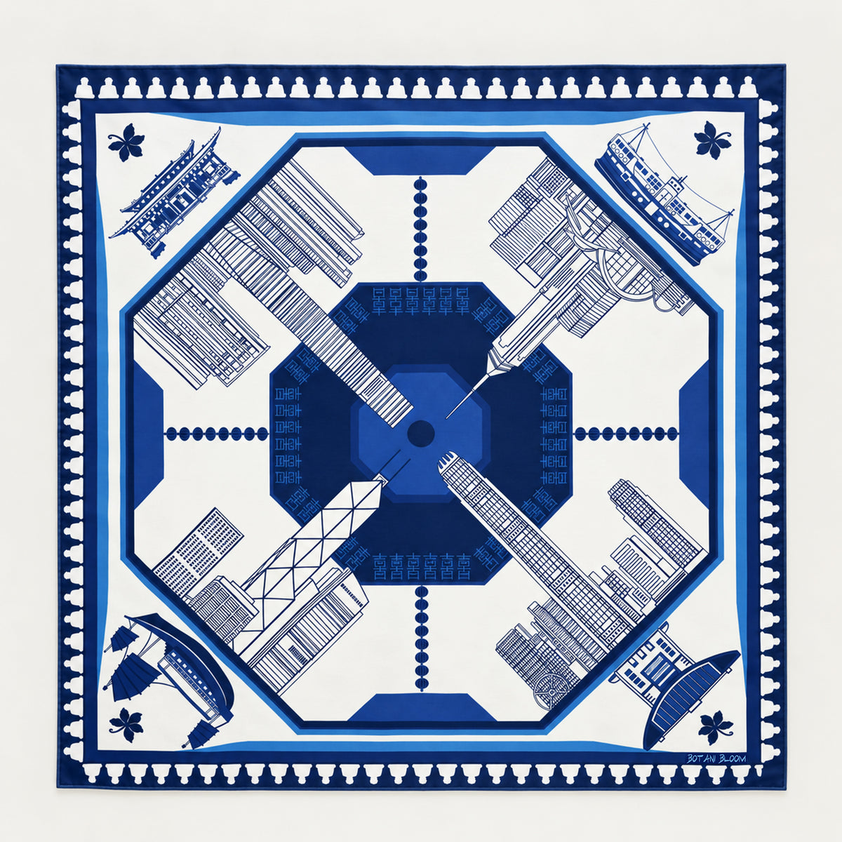 Horizon 852 Scarf - Blue