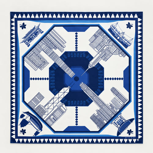 Horizon 852 Scarf - Blue