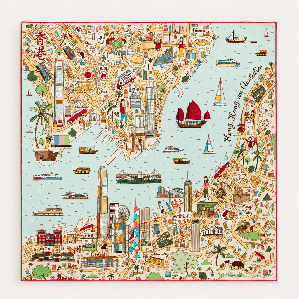 Hong Kong au Quotidien Scarf