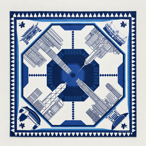 Horizon 852 Scarf - Blue