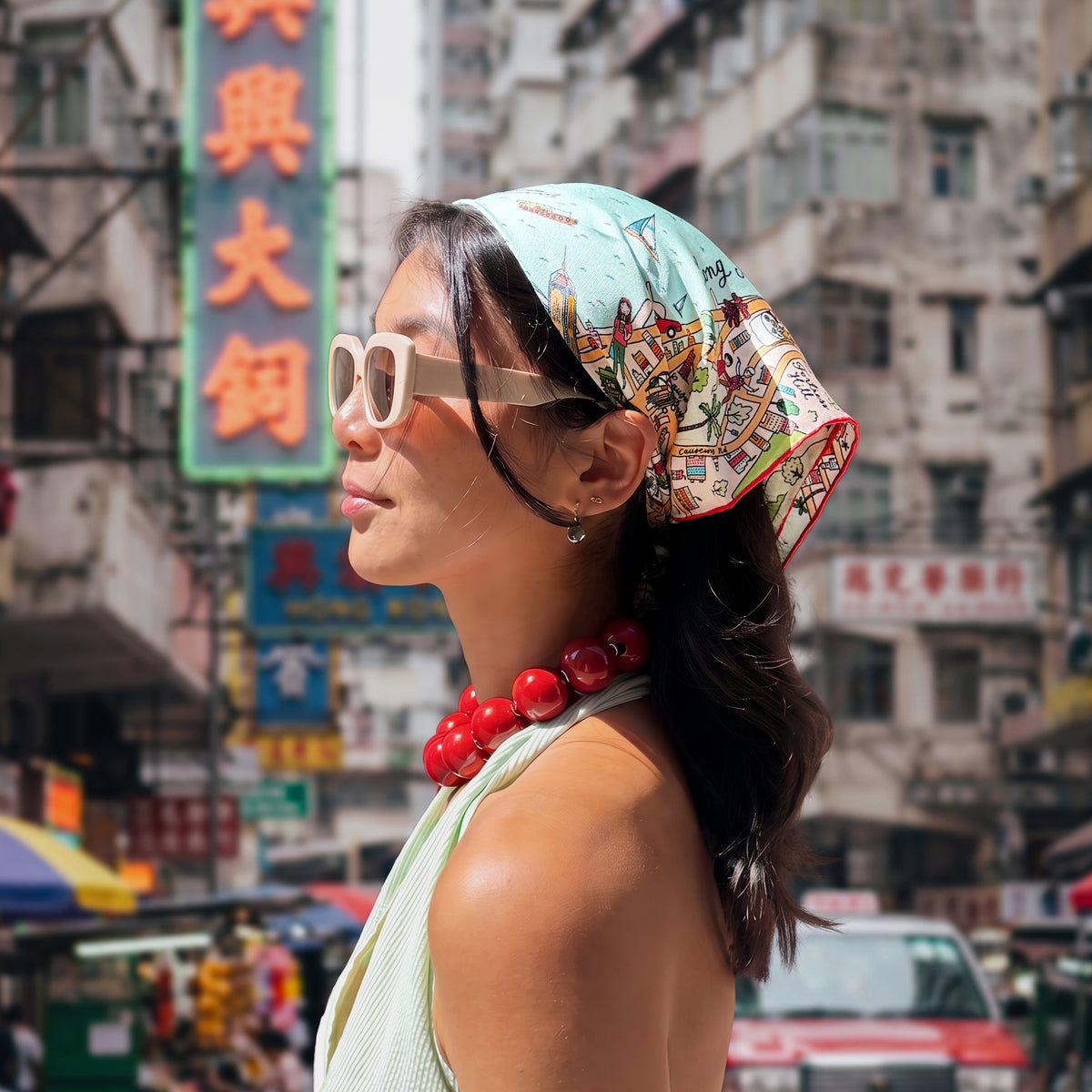 Hong Kong au Quotidien Scarf