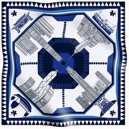 Horizon 852 Scarf - Blue