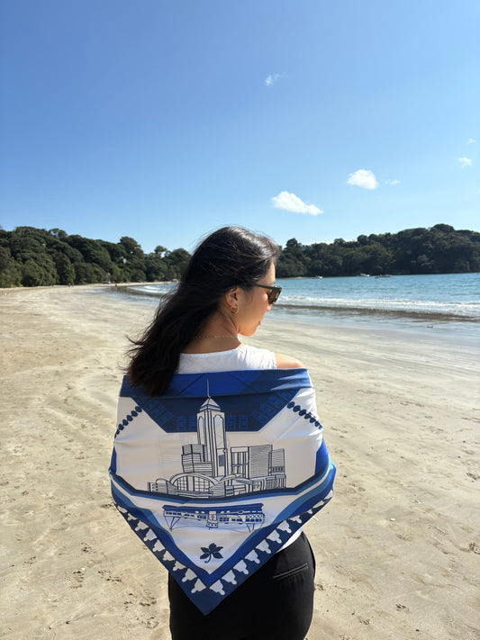 Horizon 852 Scarf - Blue