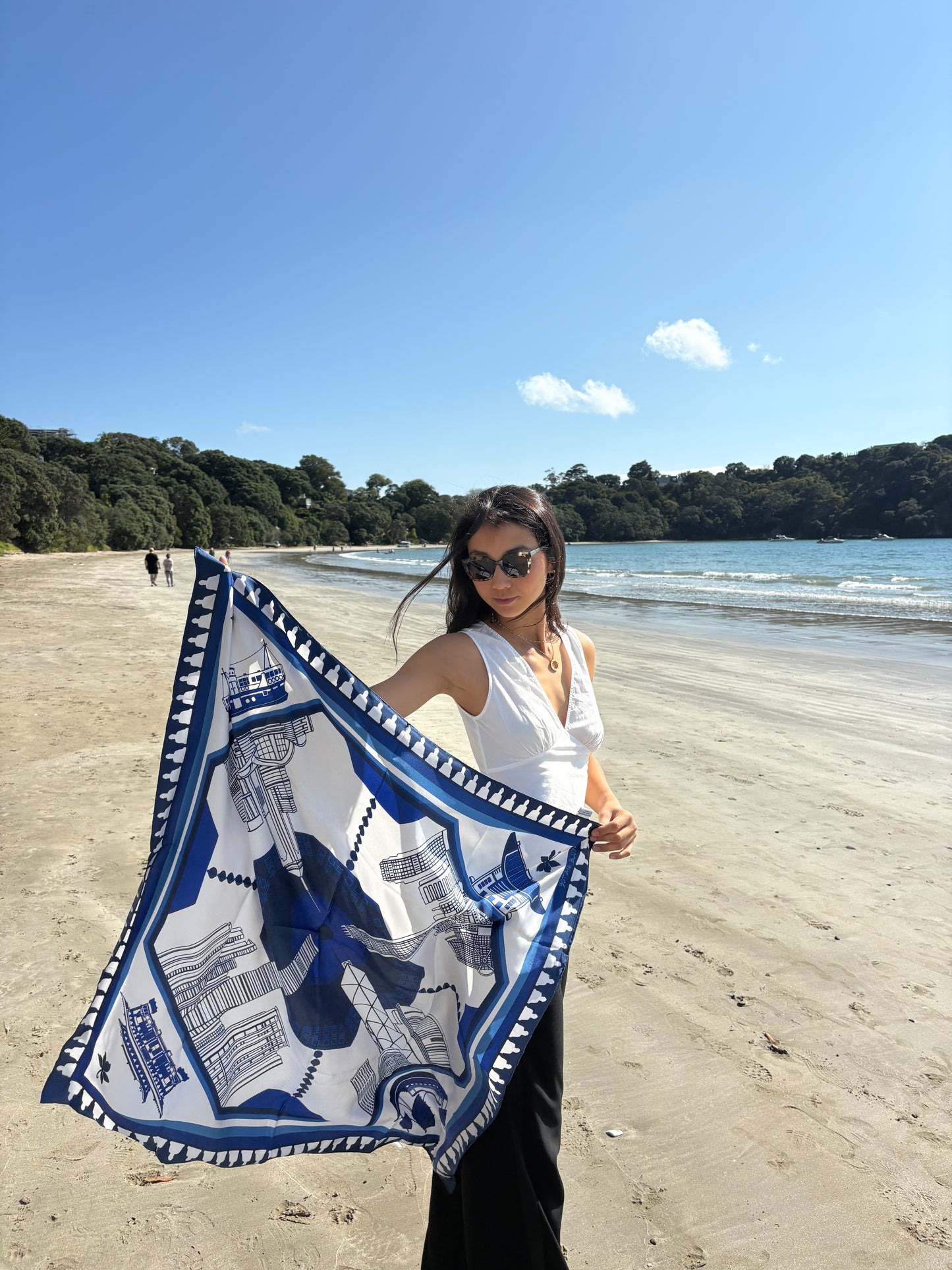 Horizon 852 Scarf - Blue