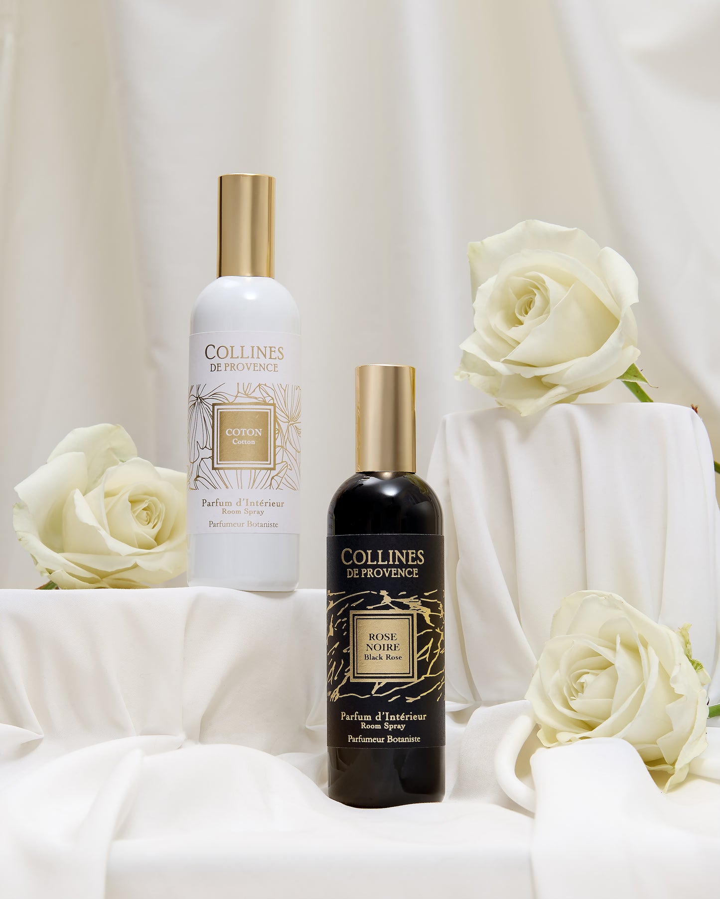Cotton Room Spray, with black rose room spray