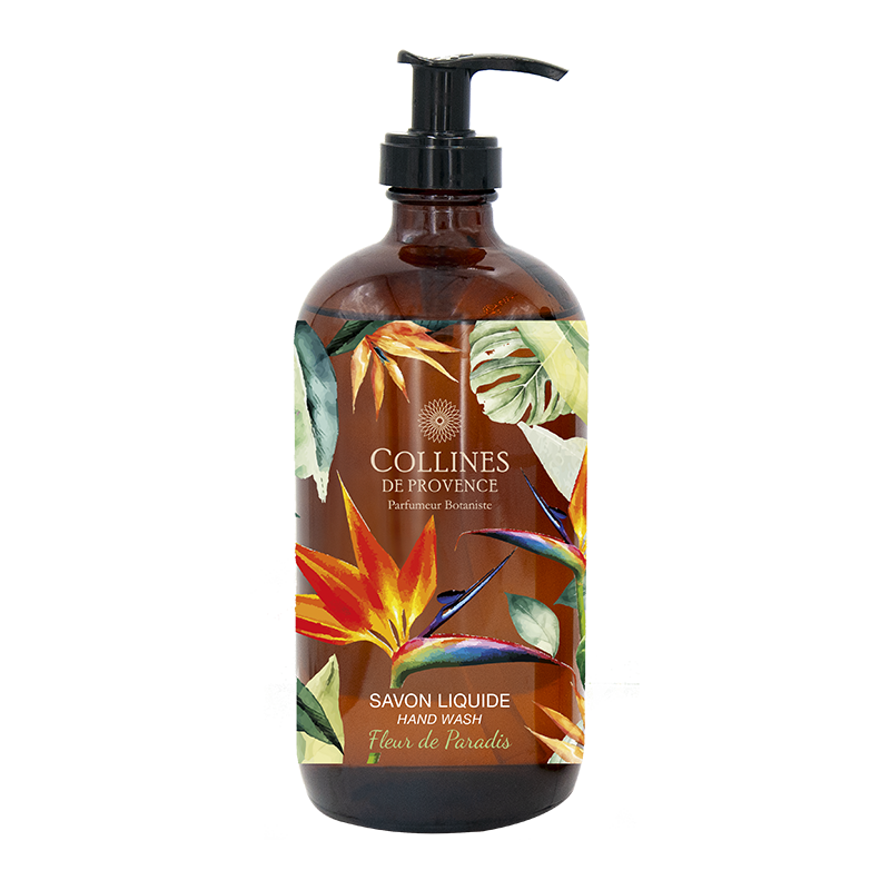Paradise Flower Liquid Soap, Front view