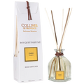 Amber Reed Diffuser, front view with reeds and box