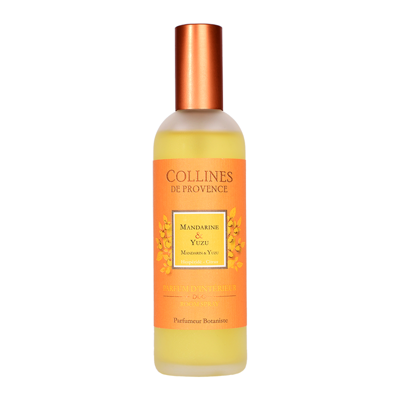 Mandarin & Yuzu Room Spray, front bottle