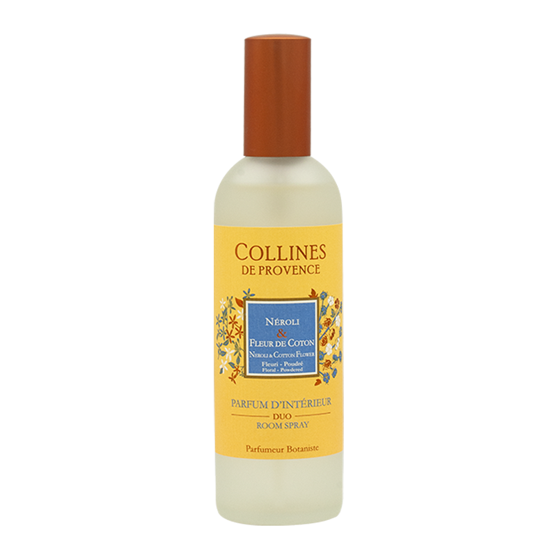 Neroli & Cotton Flower Room Spray, front bottle
