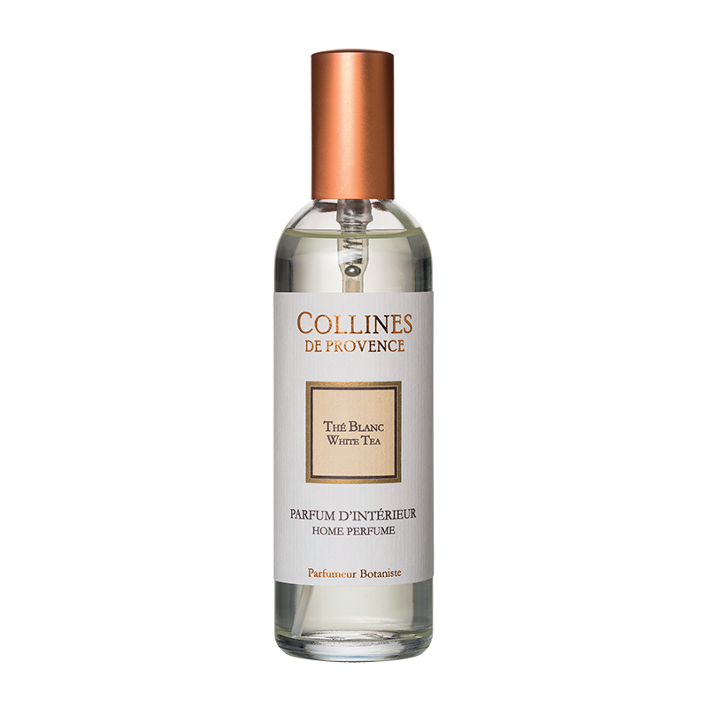 White Tea Room Spray, front bottle