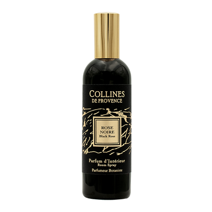 Black Rose Room Spray, front bottle view