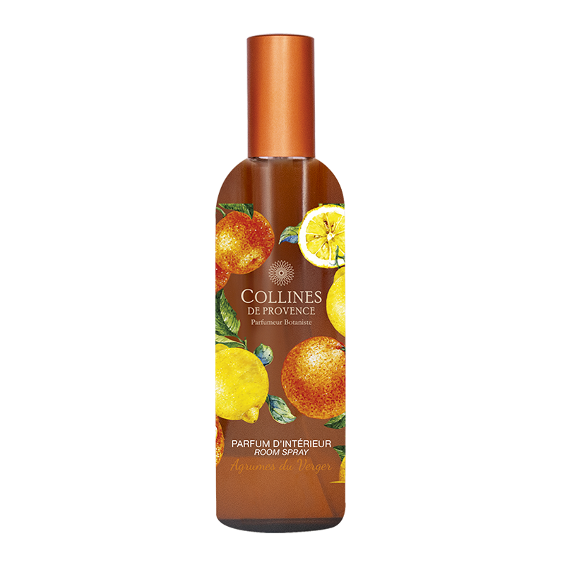 Citrus Orchard Glow Room Spray, front bottle view