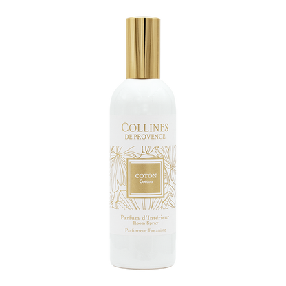 Cotton Room Spray, front view of bottle