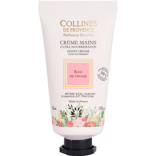 Rose de Grasse Mini Hand Cream, Front pack
