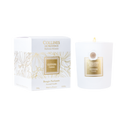 Cotton Scented Candle, front view with box