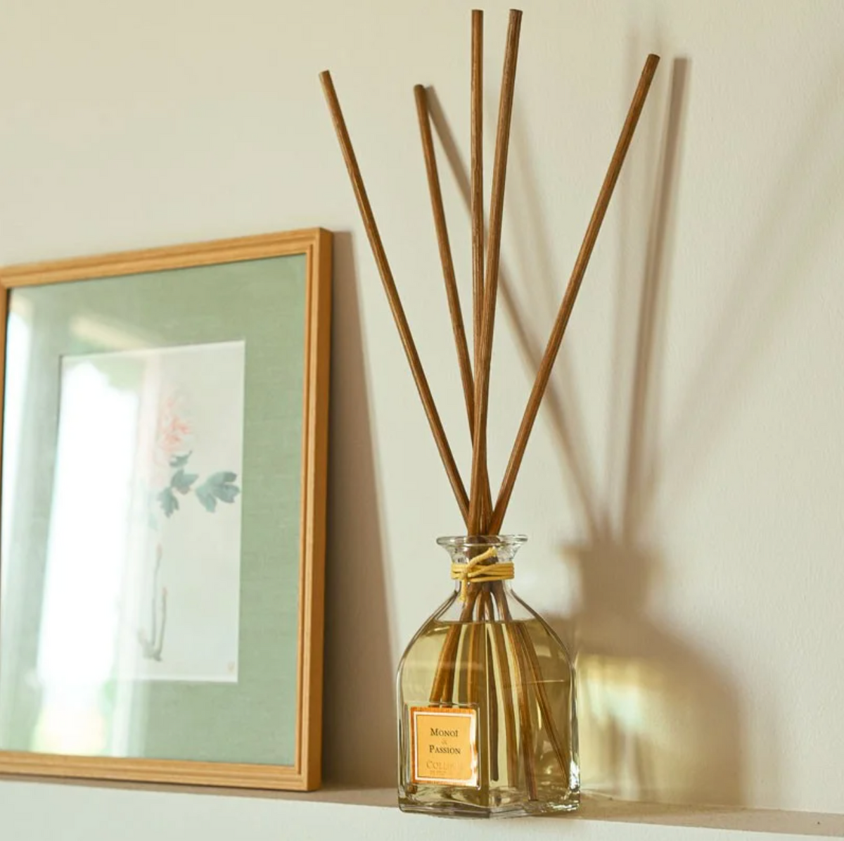 Monoi & Passion Fruit Reed Diffuser, in use