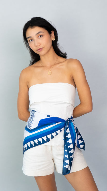 Horizon 852 Scarf - Blue