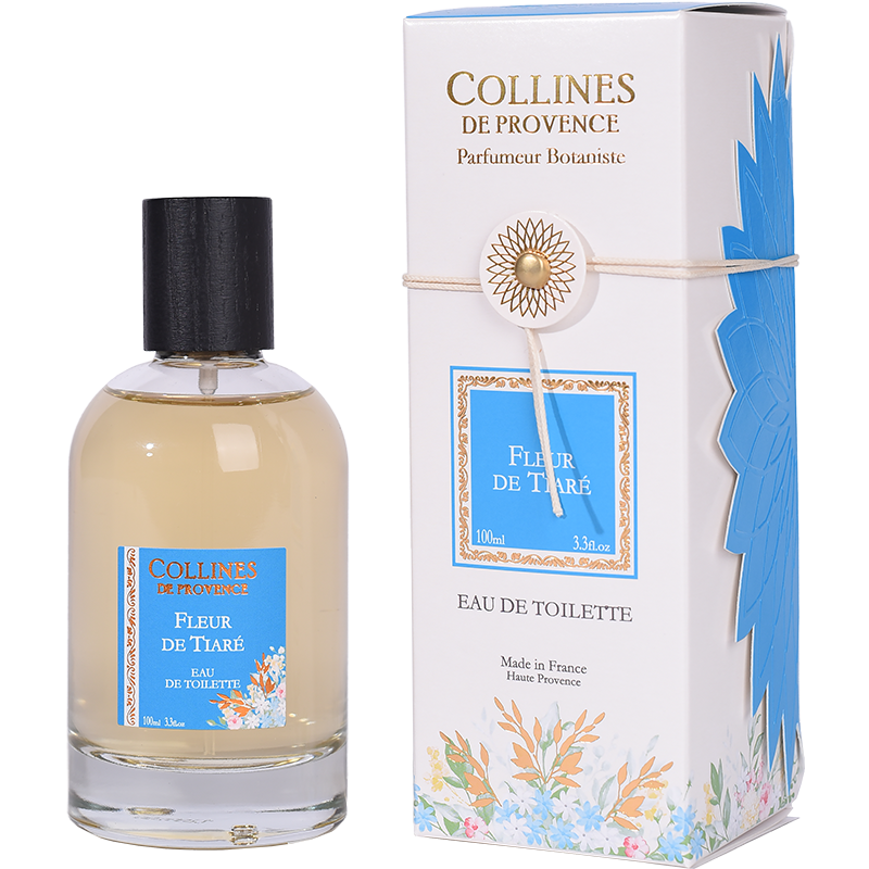 Tiare Flower Perfume, front with box