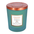 White Tea & Jasmine Scented Candle, front view, Collines De Provence
