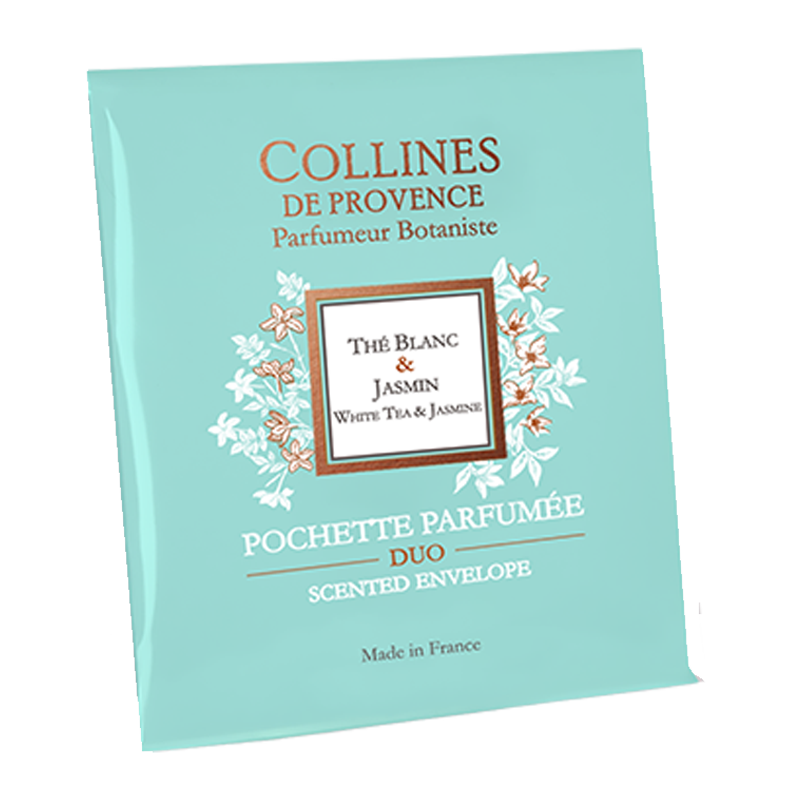 White Tea & Jasmine Scented Envelope, Front packet