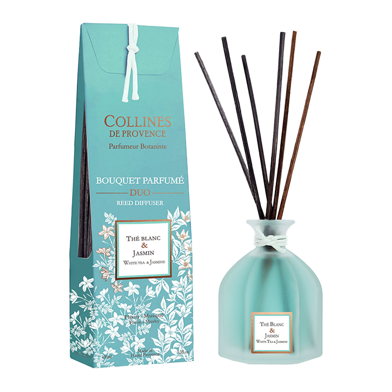 White Tea & Jasmine Reed Diffuser, Front view