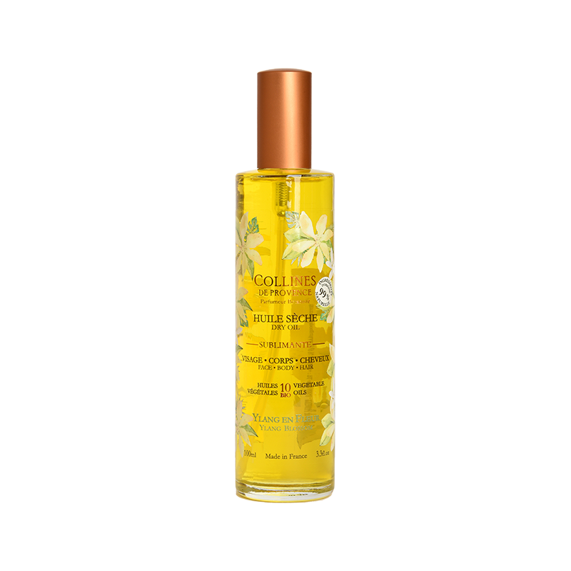 Ylang Blossom Dry Oil, front view