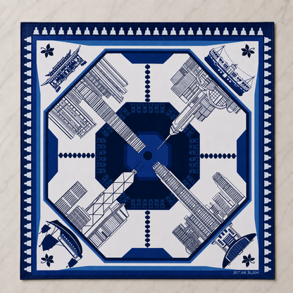 Horizon 852 Scarf - Blue