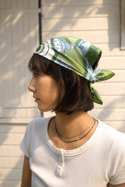 Paris à vol d'oiseaux Scarf (PRE-ORDER)