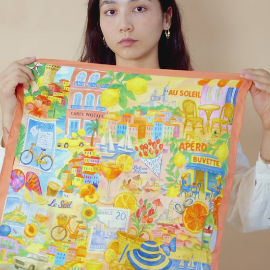 Example video on how to style your scarf