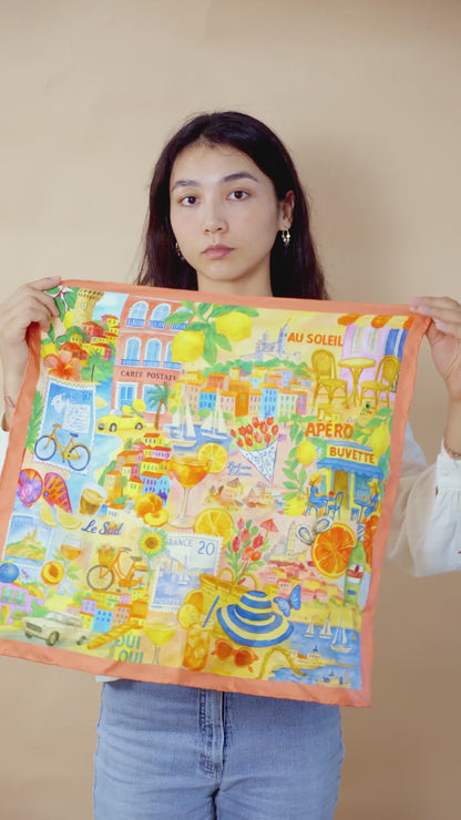 Example video on how to style your scarf